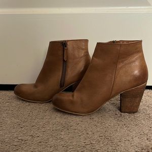 BP Brown Leather Booties